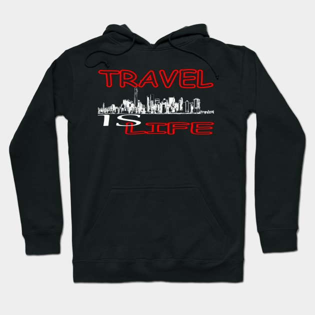 Travel Hoodie by YellowSplash